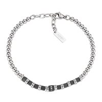 Bracelet Amen Man Metropolitan in Steel Zircone ACBR704